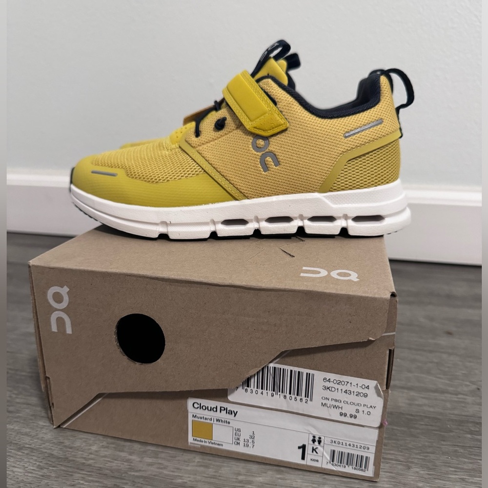 on cloud for kids in mustard size 1